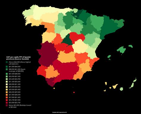 size of spain by gdp